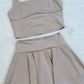 set deportivo top + falda