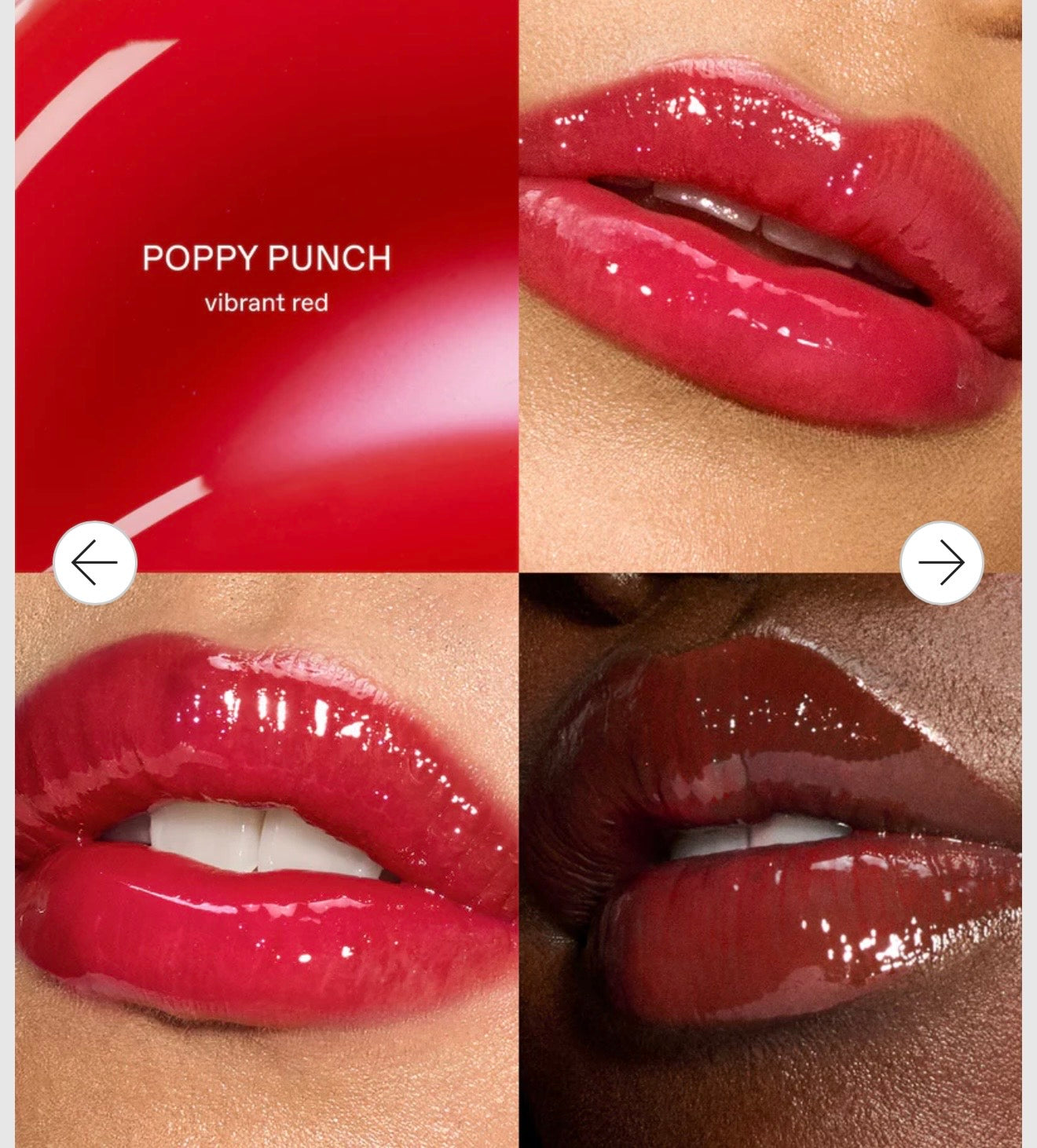 R.E.M. BEAUTY X WICKED: FOR GOOD POPPY PLUMPING LIP GLOSS