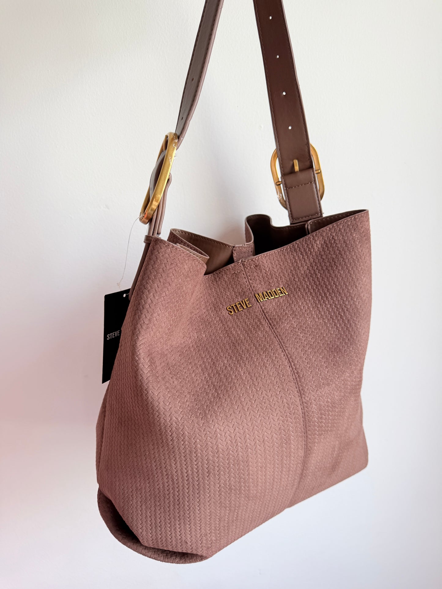 shoulder tote + pouch