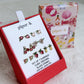 set aretes frutas