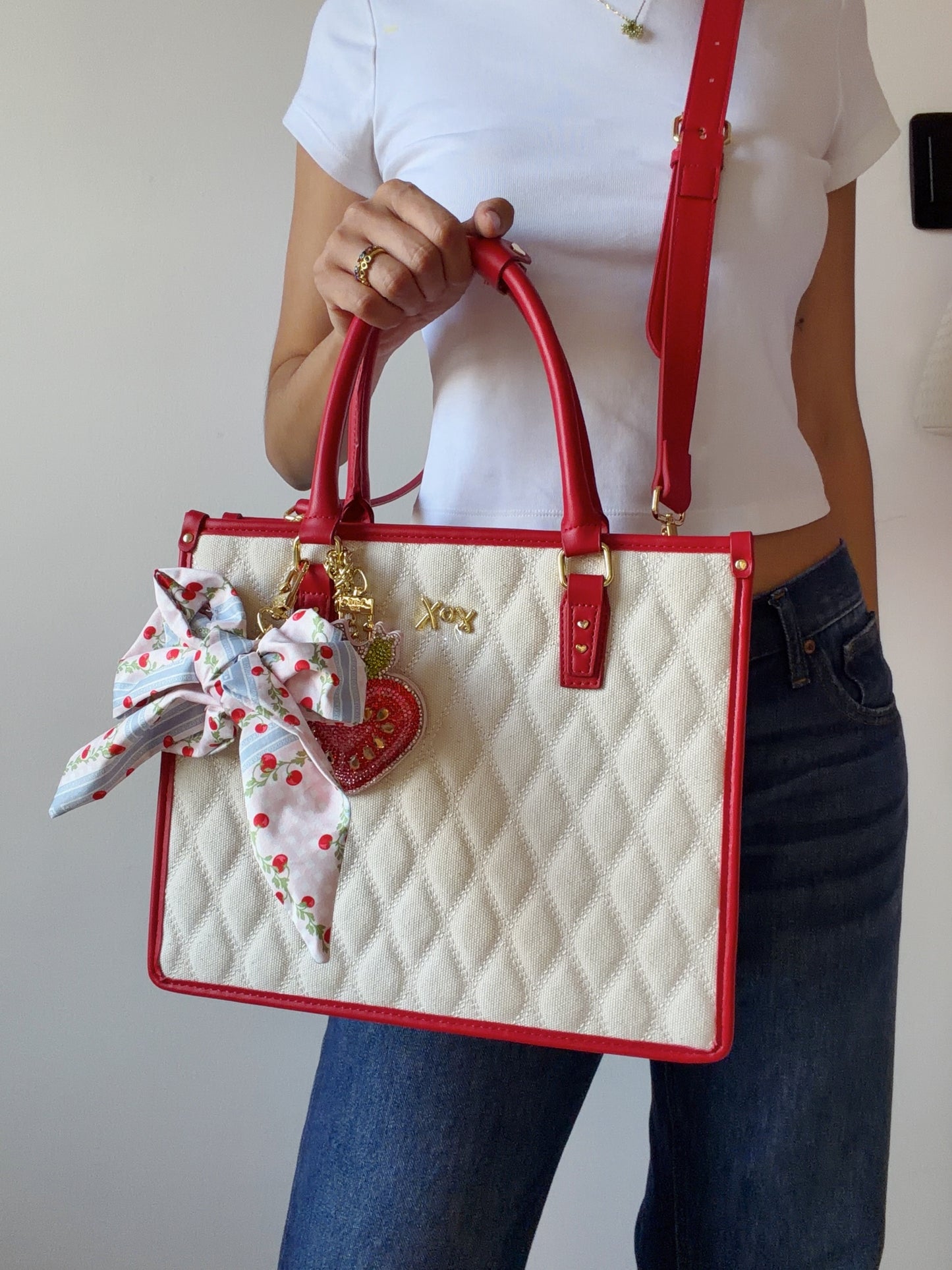 Tote Bag w charms