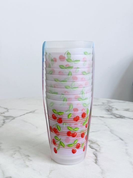 Set Vasos Cerezas