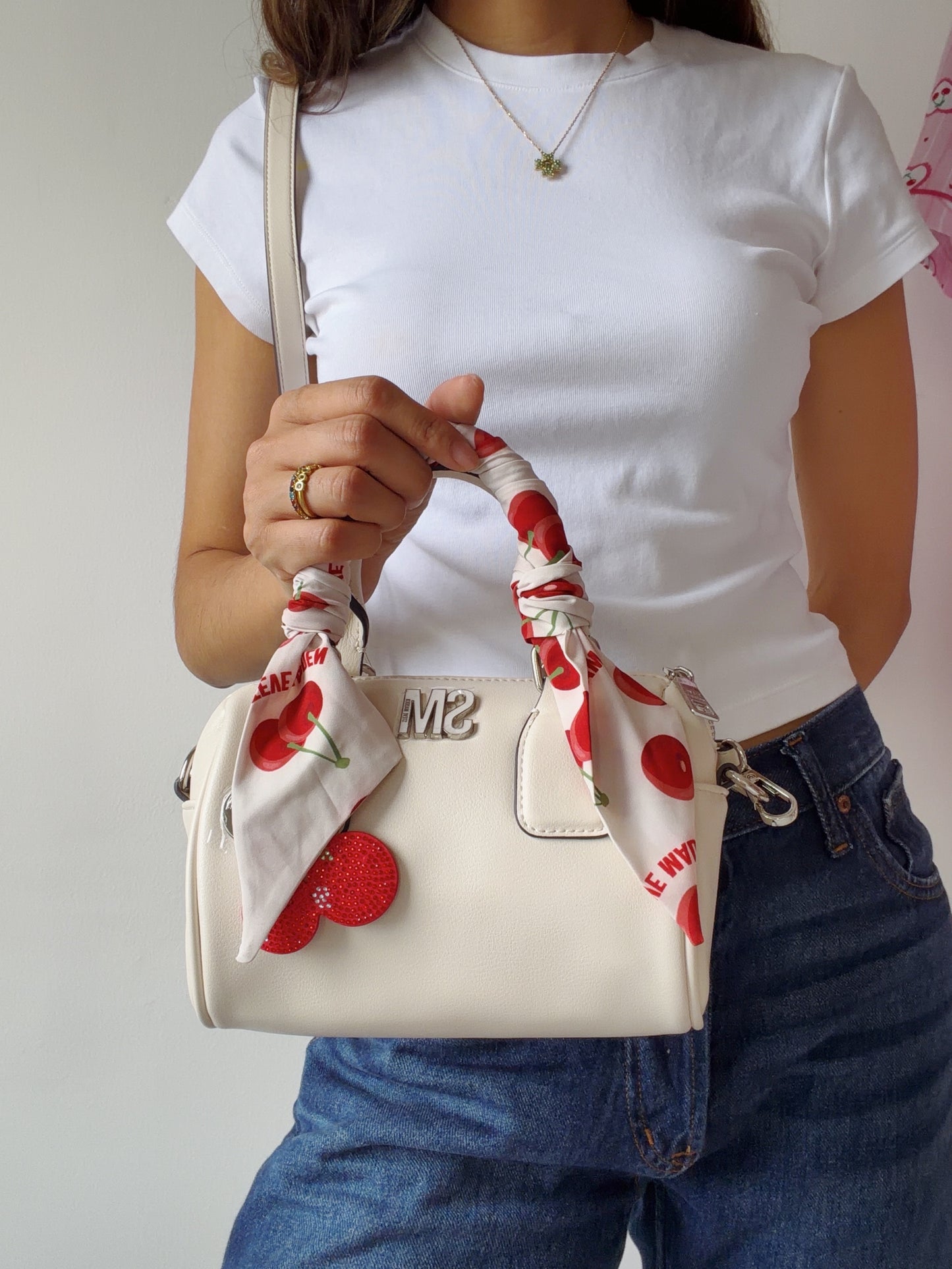 rowan cherry crossbody bag