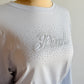 CAMPUS COTTON BLING LONG-SLEEVE TEE