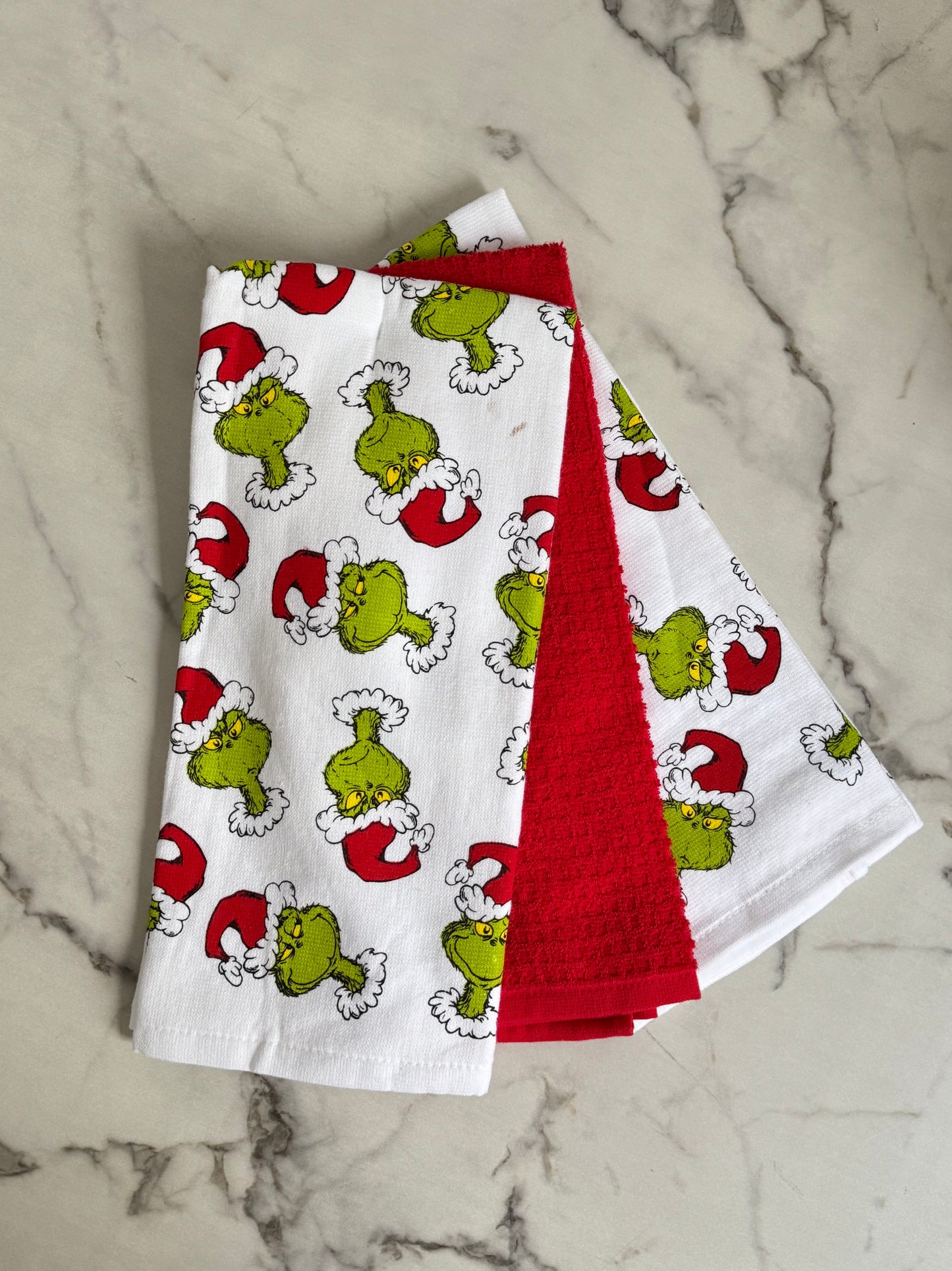 Set Toallas Cocina Navidad Grinch