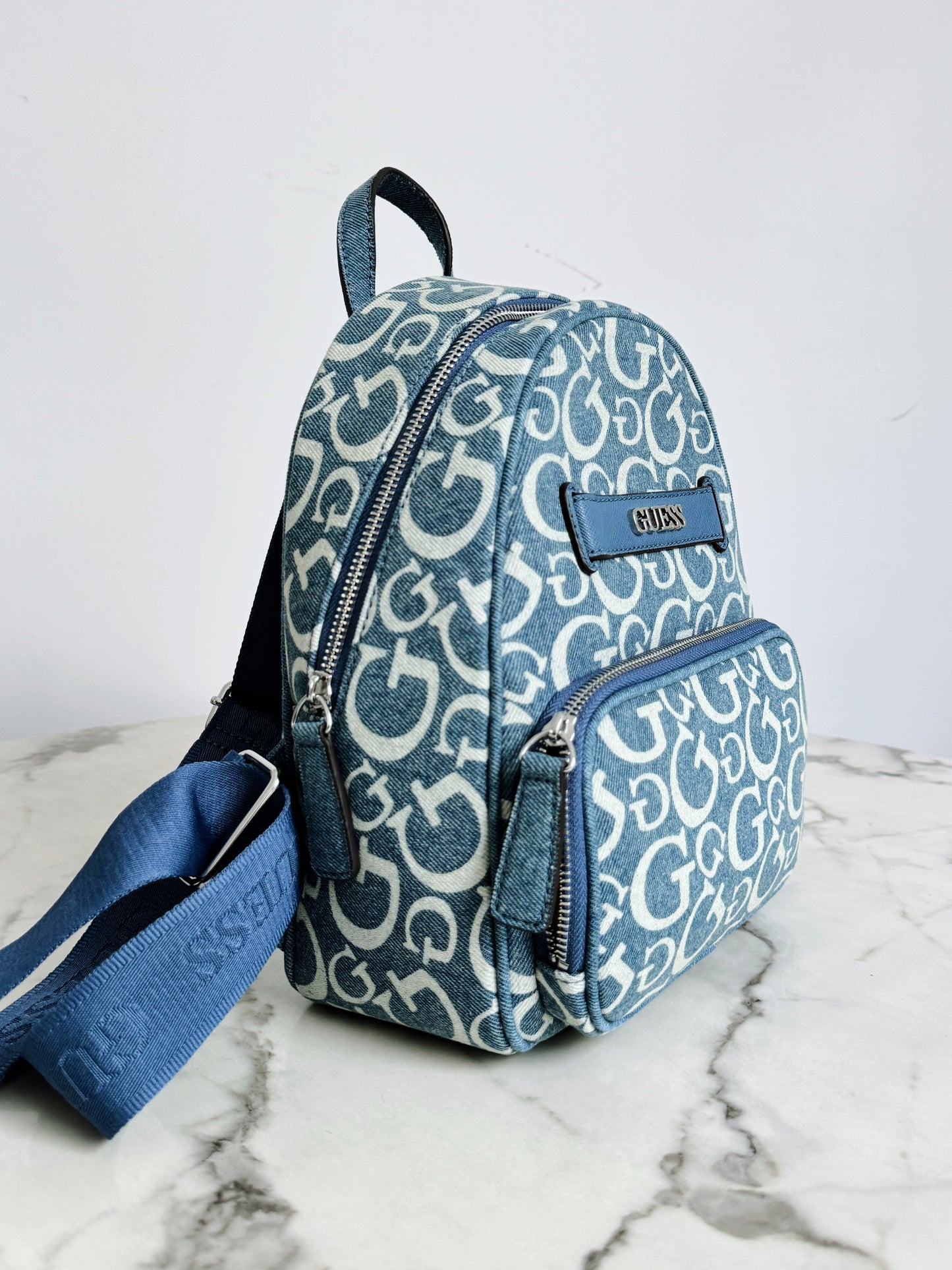 Denim Canva Backpack