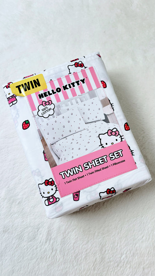 Set Sábanas Hello Kitty Twin