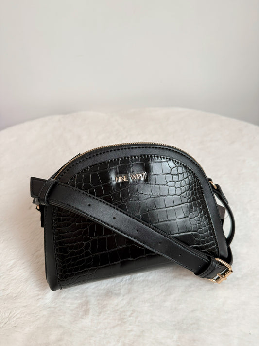 crossbody double zip