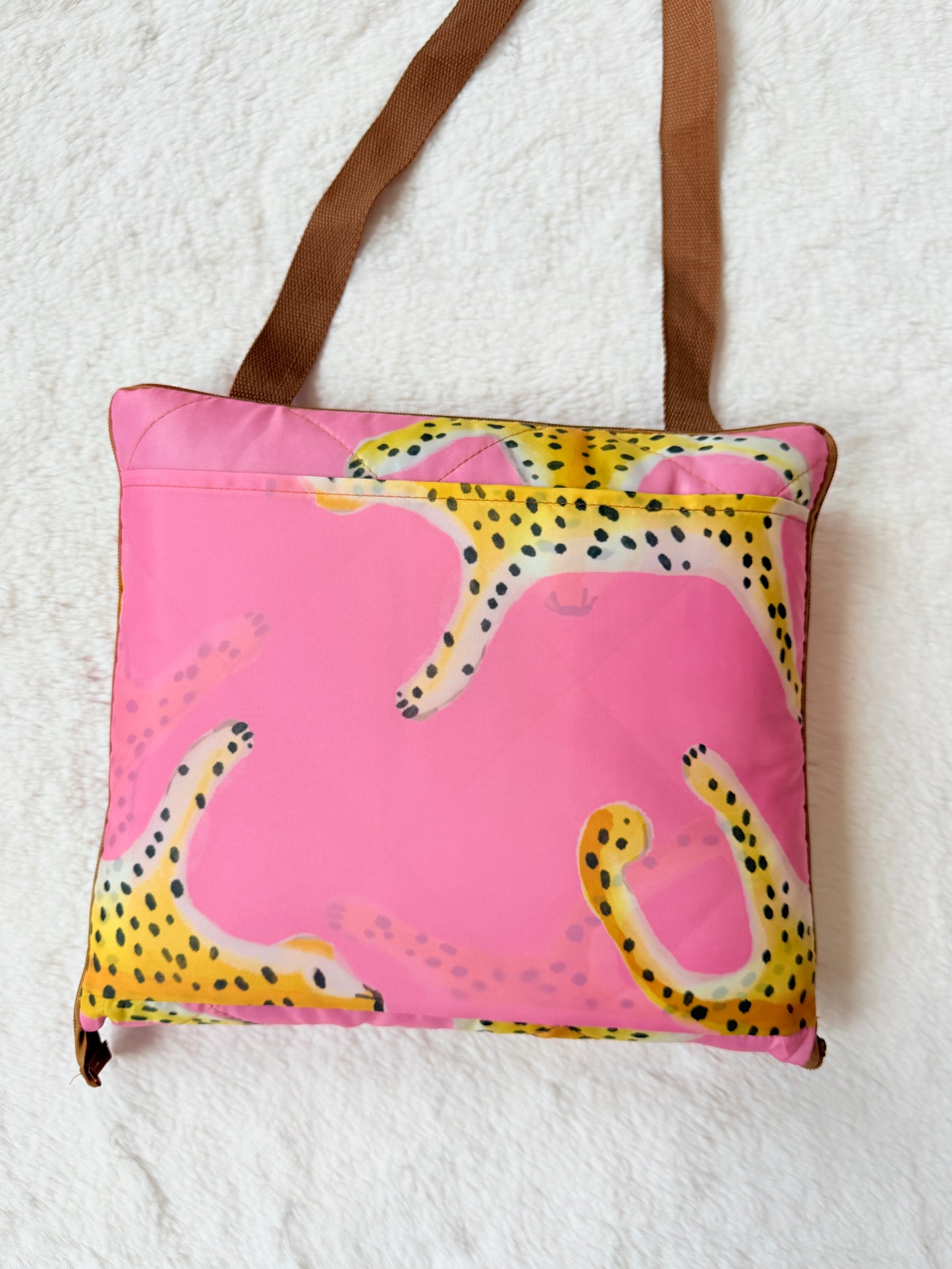 Manta de Picnic Print Leopardo 🐆