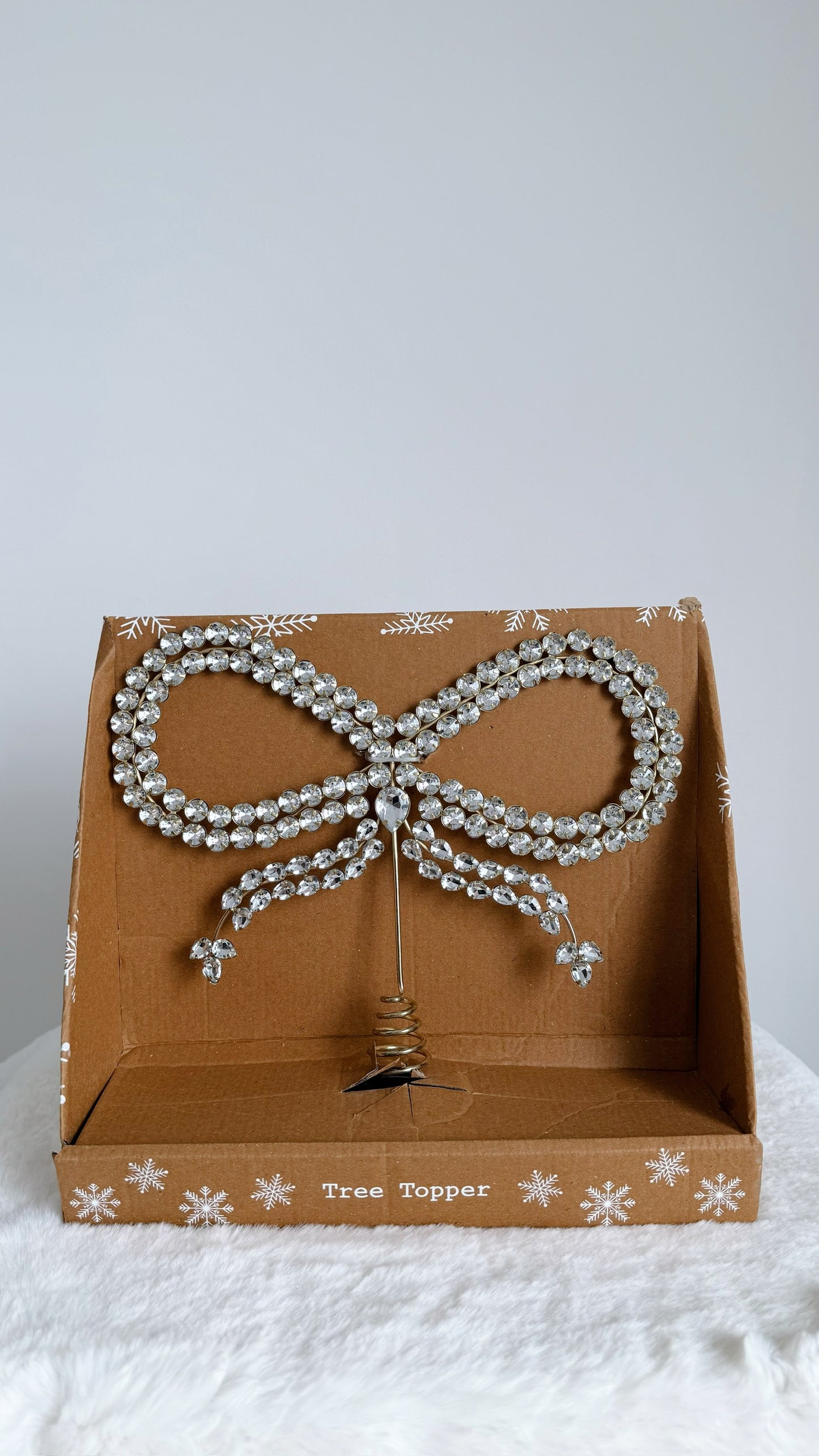 Punta de Árbol Moño Navideño