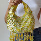 beaded flower bag
