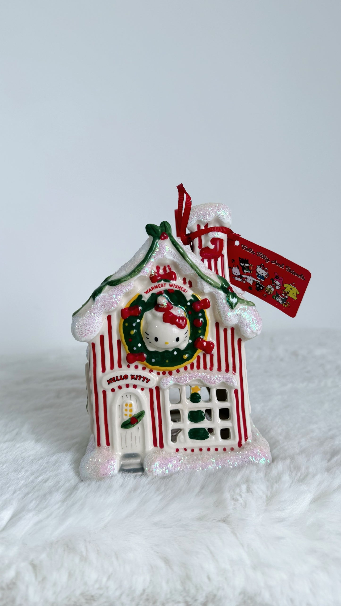 Casa Jengibre Navideña Kitty Portavela