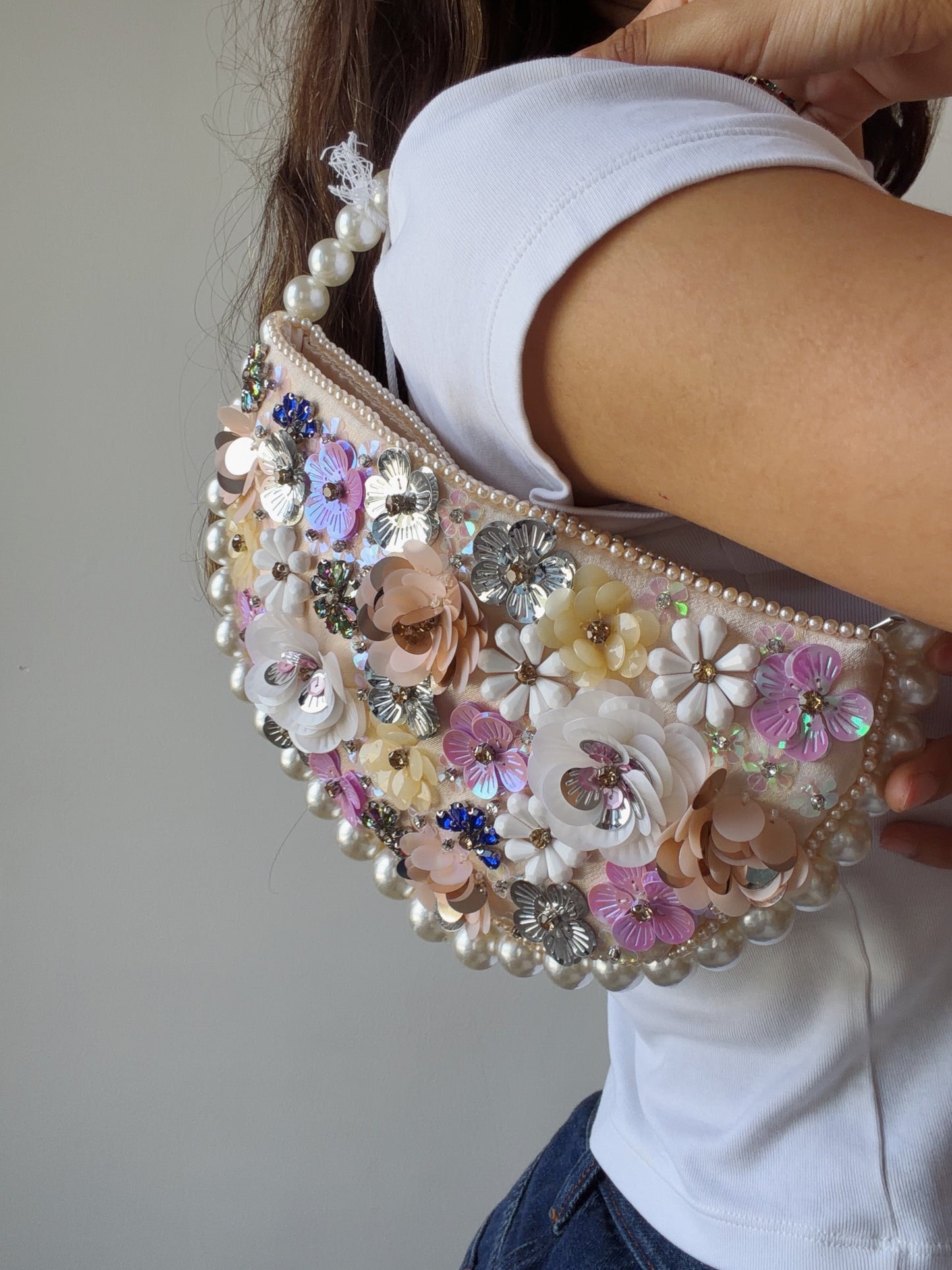 Beaded Shoulder Bag