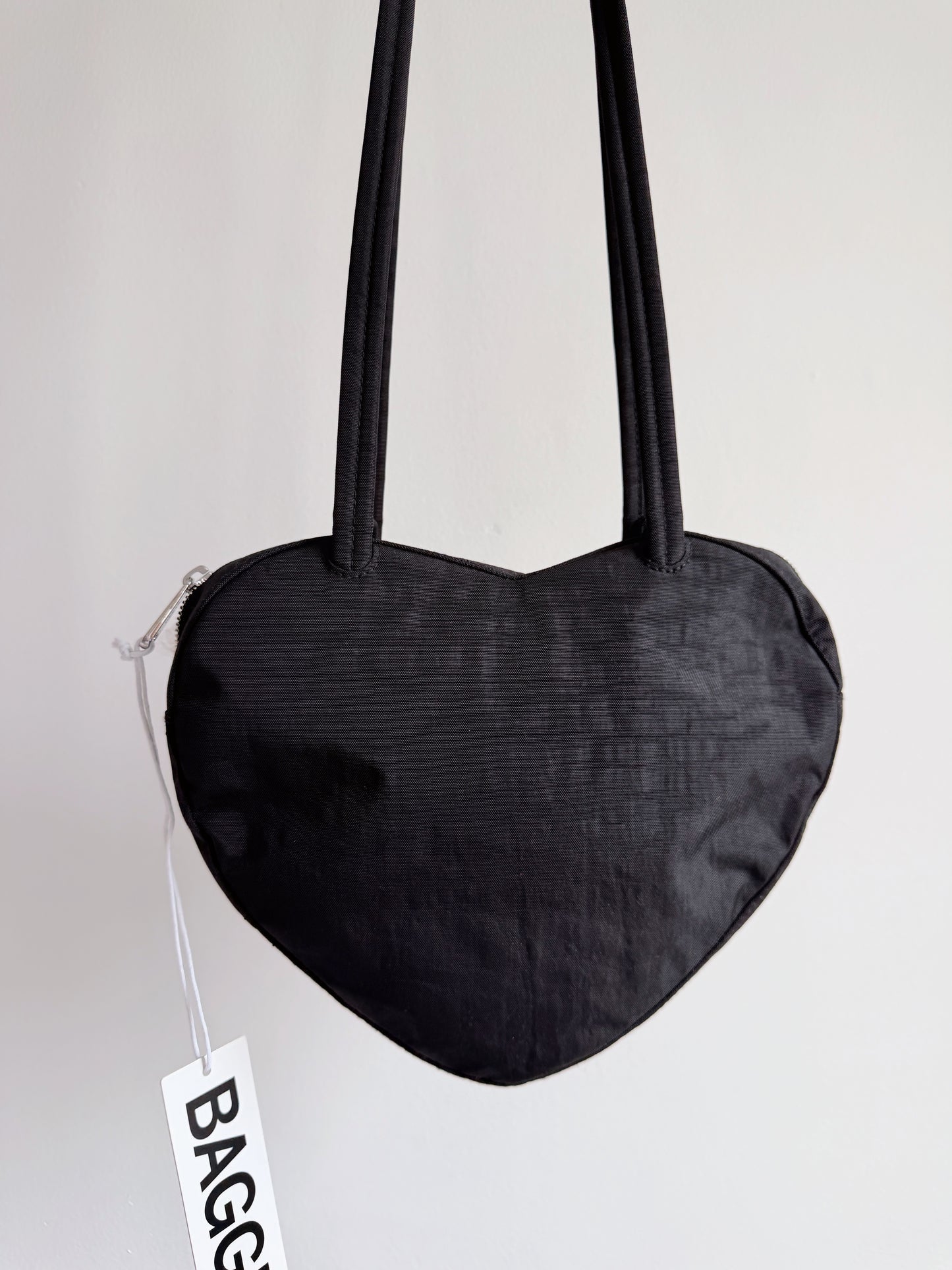shoulder heart black heart bag