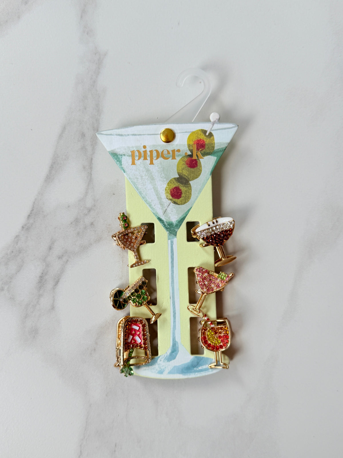 Clips Pinzas Brillos Set