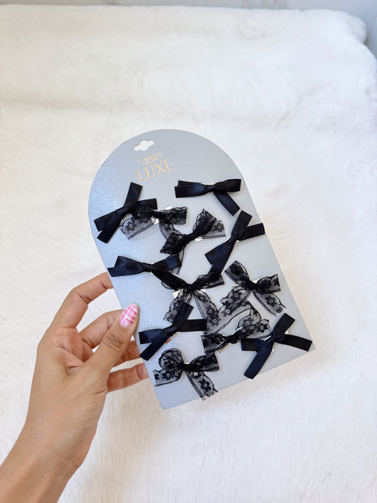 set moños cabello