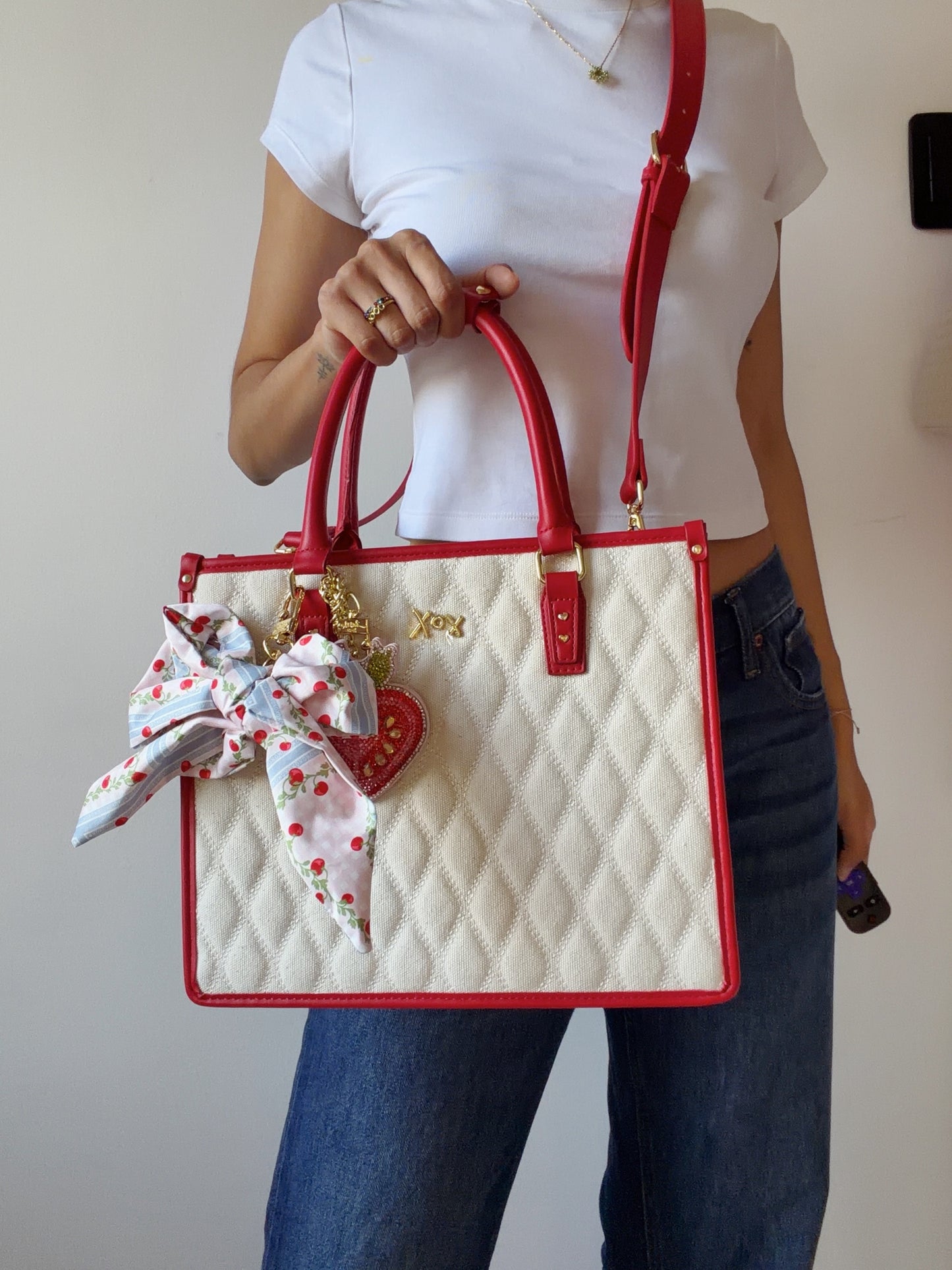 Tote Bag w charms