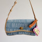 denim 90’s baguette bag