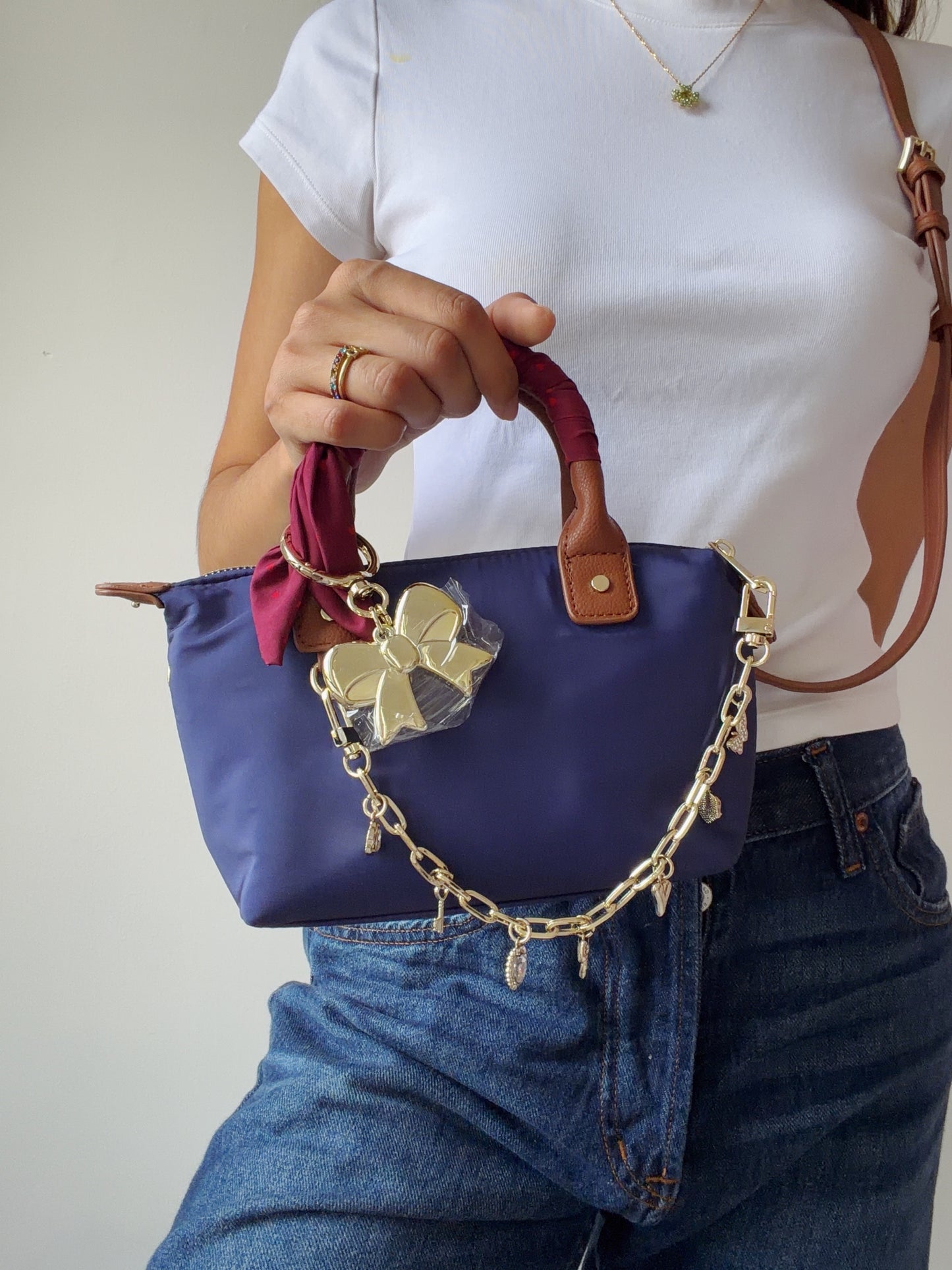 Mini Tote Bag + Charms
