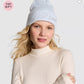 PINK RIB KNIT BEANIE