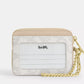 Zip Card Case In Sketch Signature Canvas