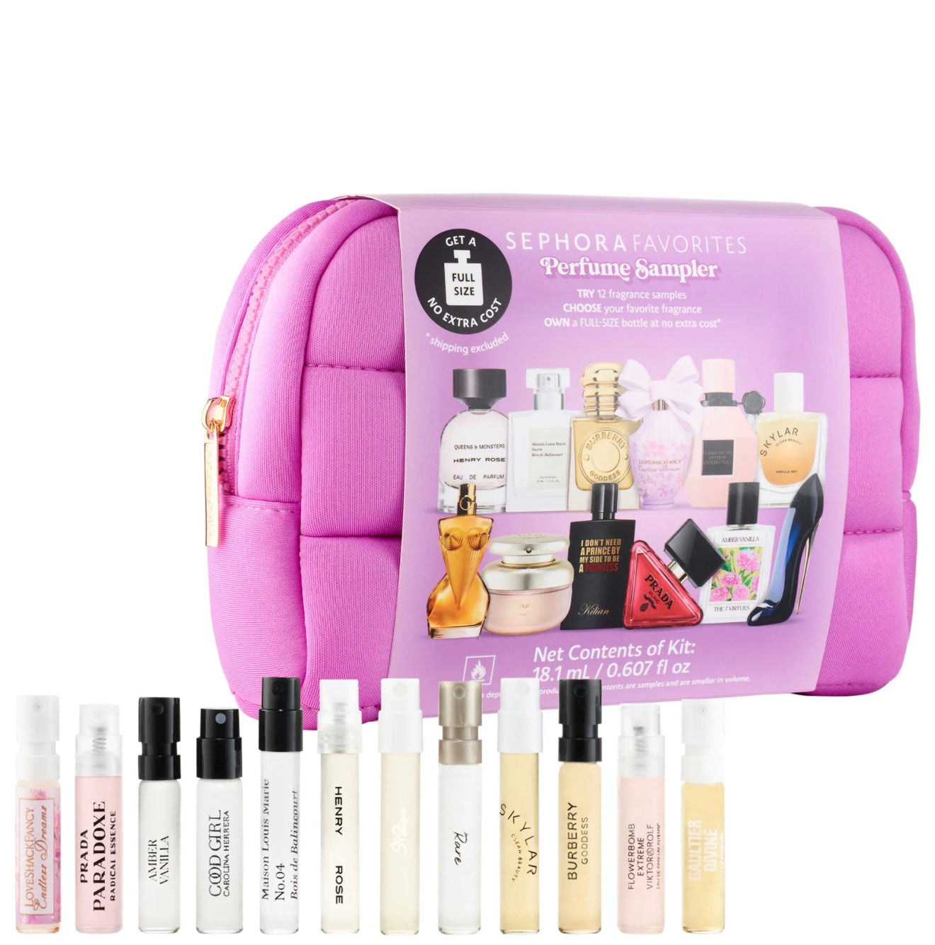 Sephora Favorites  Perfume Sampler Set with Floral & Vanilla Perfumes