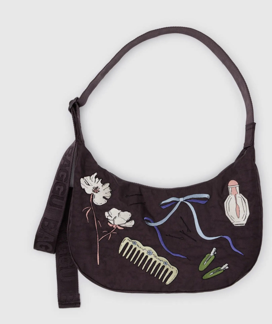 Medium Nylon Crescent Bag