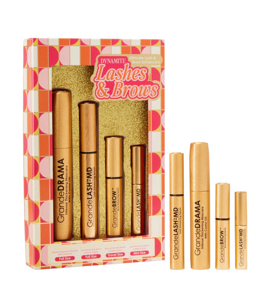 Grande Cosmetics  Dynamite Lashes & Brows Holiday Gift Set
