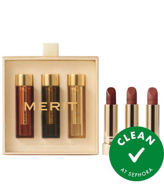 MERIT The Dress Code Lipstick Set