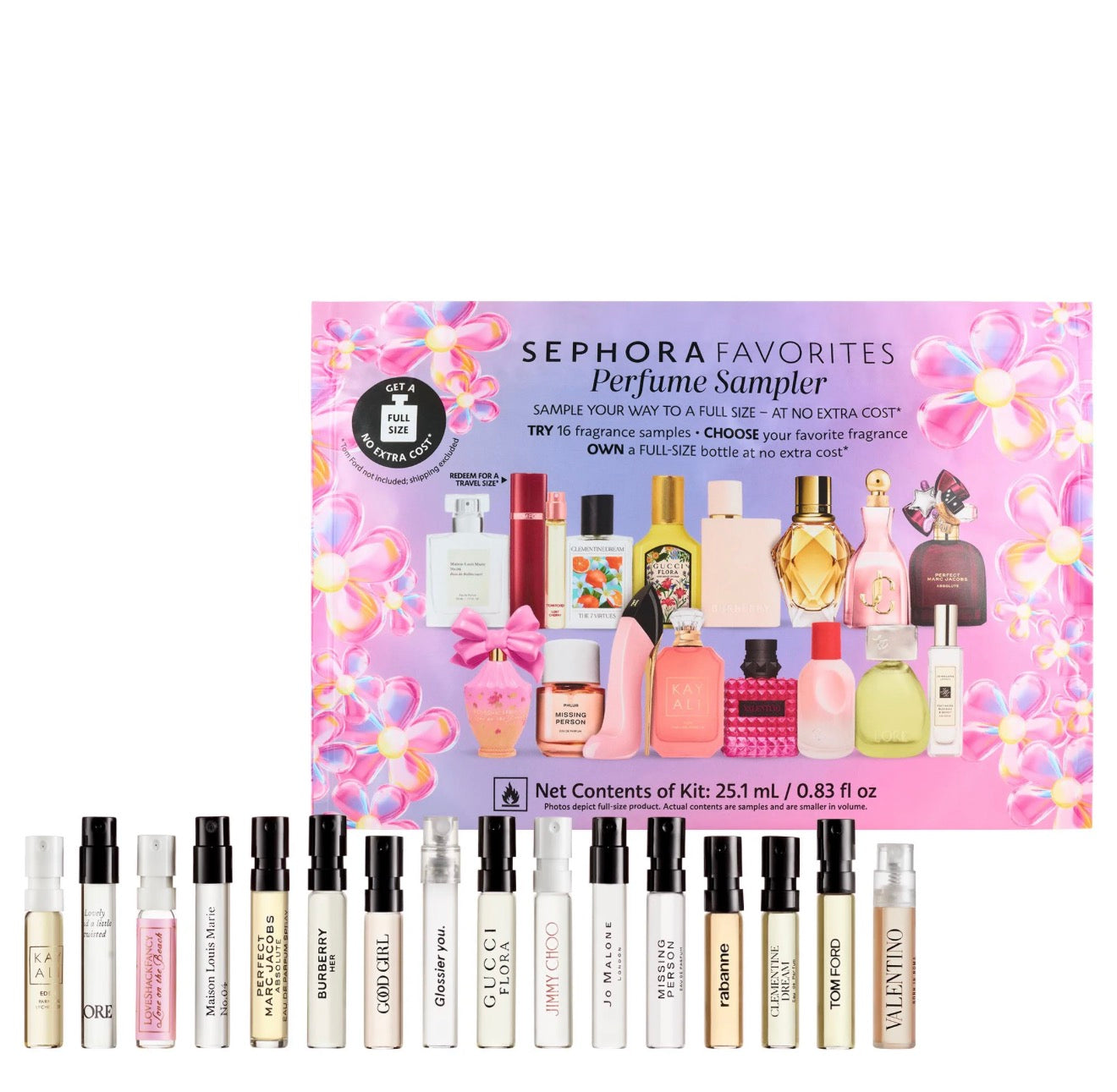 Sephora Favorites  Flirty Trending Scents Perfume Sampler Set w/ Redeemable Voucher