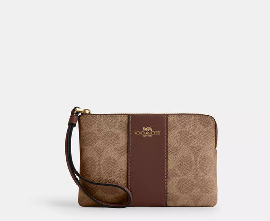 Corner Zip Wristlet