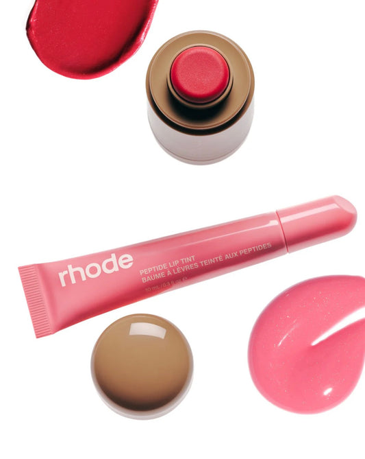 the duos POCKET BLUSH + PEPTIDE LIP TINT