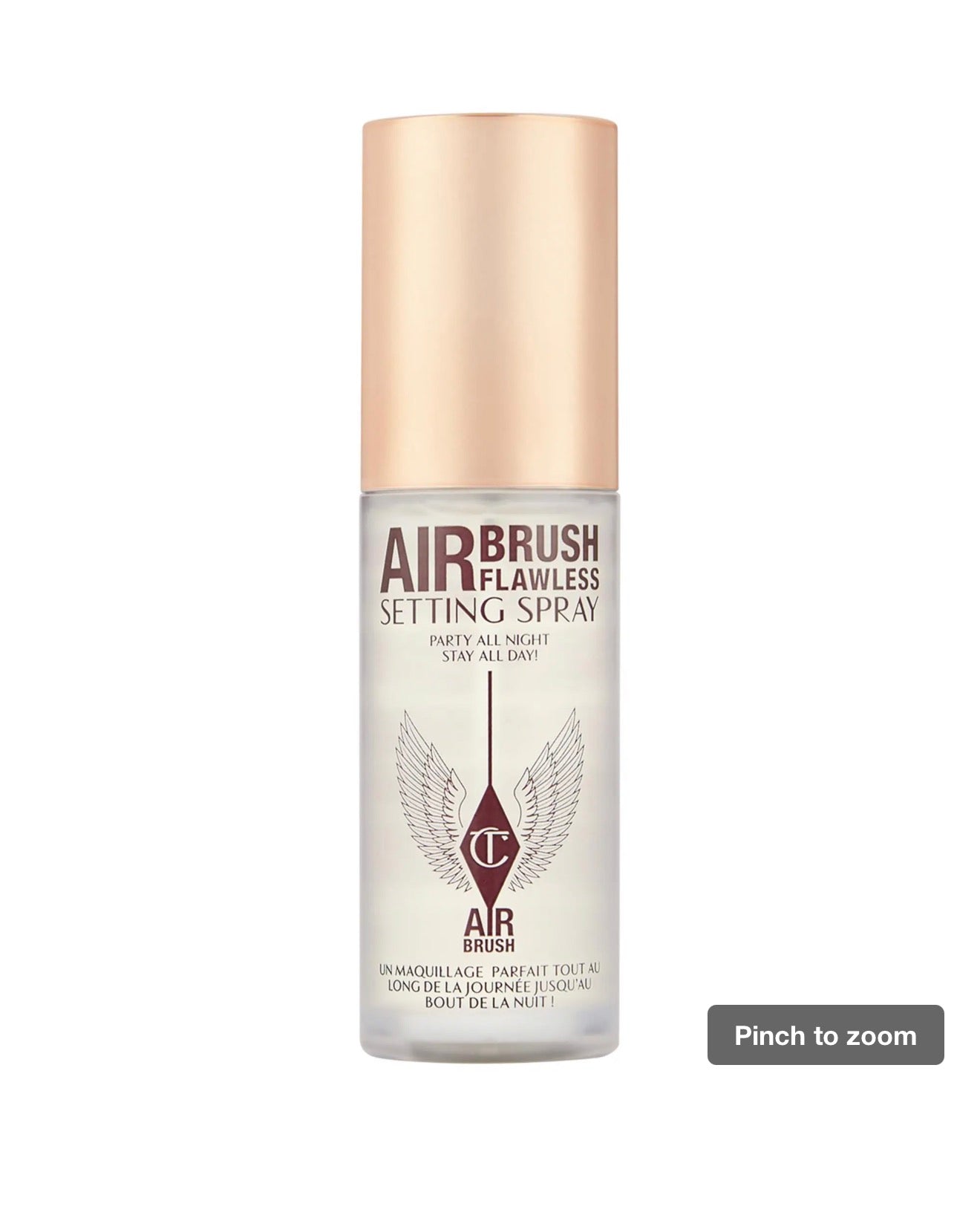 Charlotte Tilbury  Airbrush Flawless Hydrating & Waterproof Setting Spray Mini