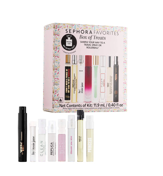 Box of Treats Mini Perfume Sampler Set w/ Redeemable Voucher Sephora Favorites