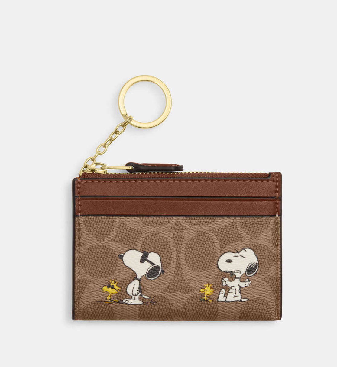 Coach x Peanuts Cartera Mini Skinny Id