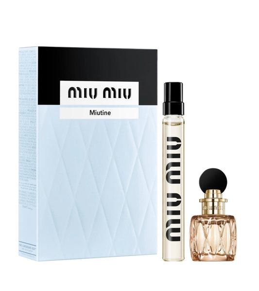 Miu Miu  Mini Miutine Eau De Parfum Perfume Duo Gift Set