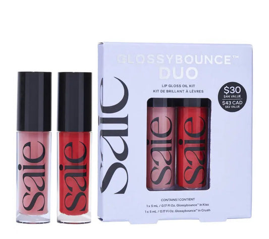 Saie Glossybounce Lip Gloss Oil Duo