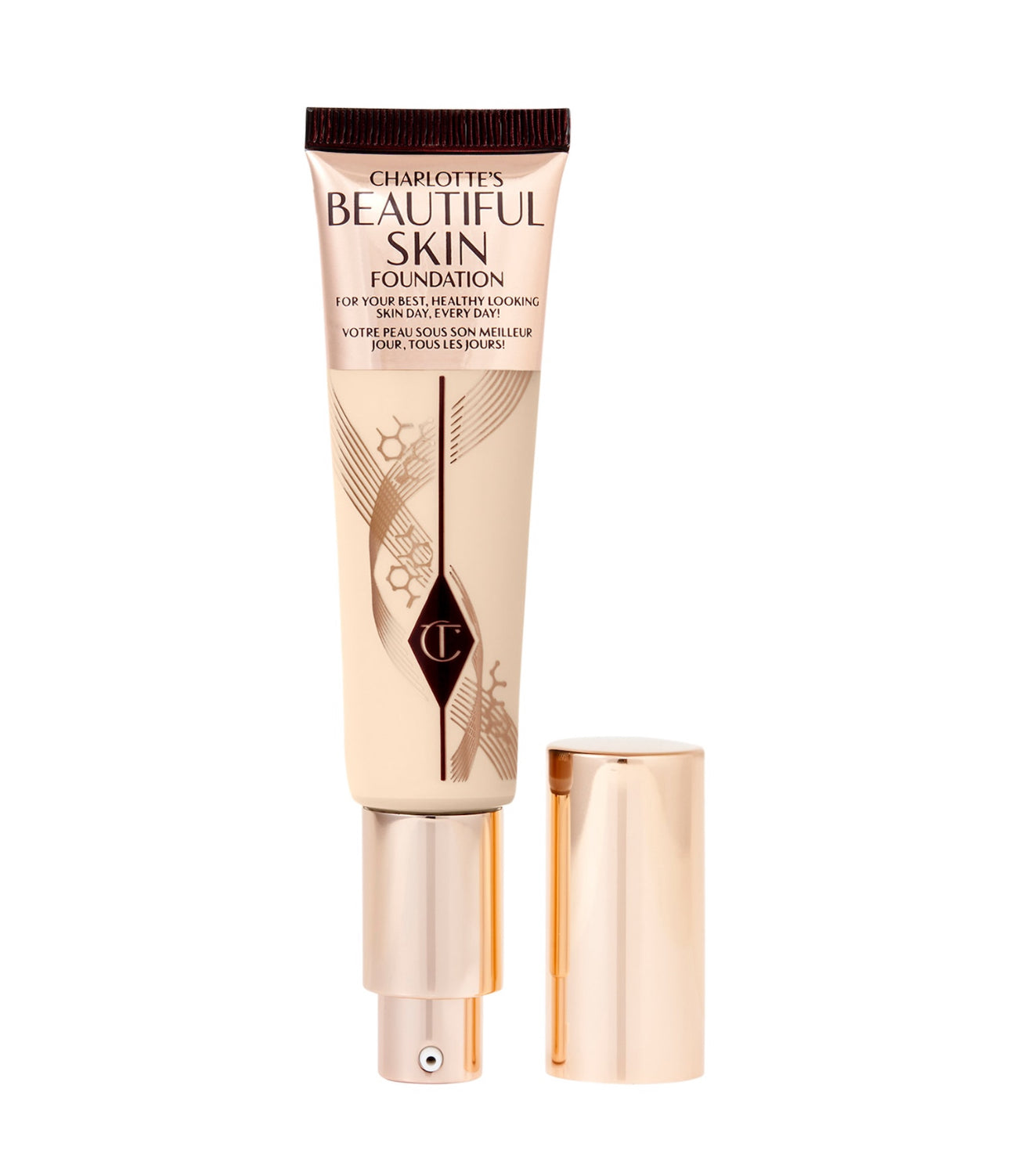 Beautiful Skin Medium Coverage Liquid Foundation with Hyaluronic Acid