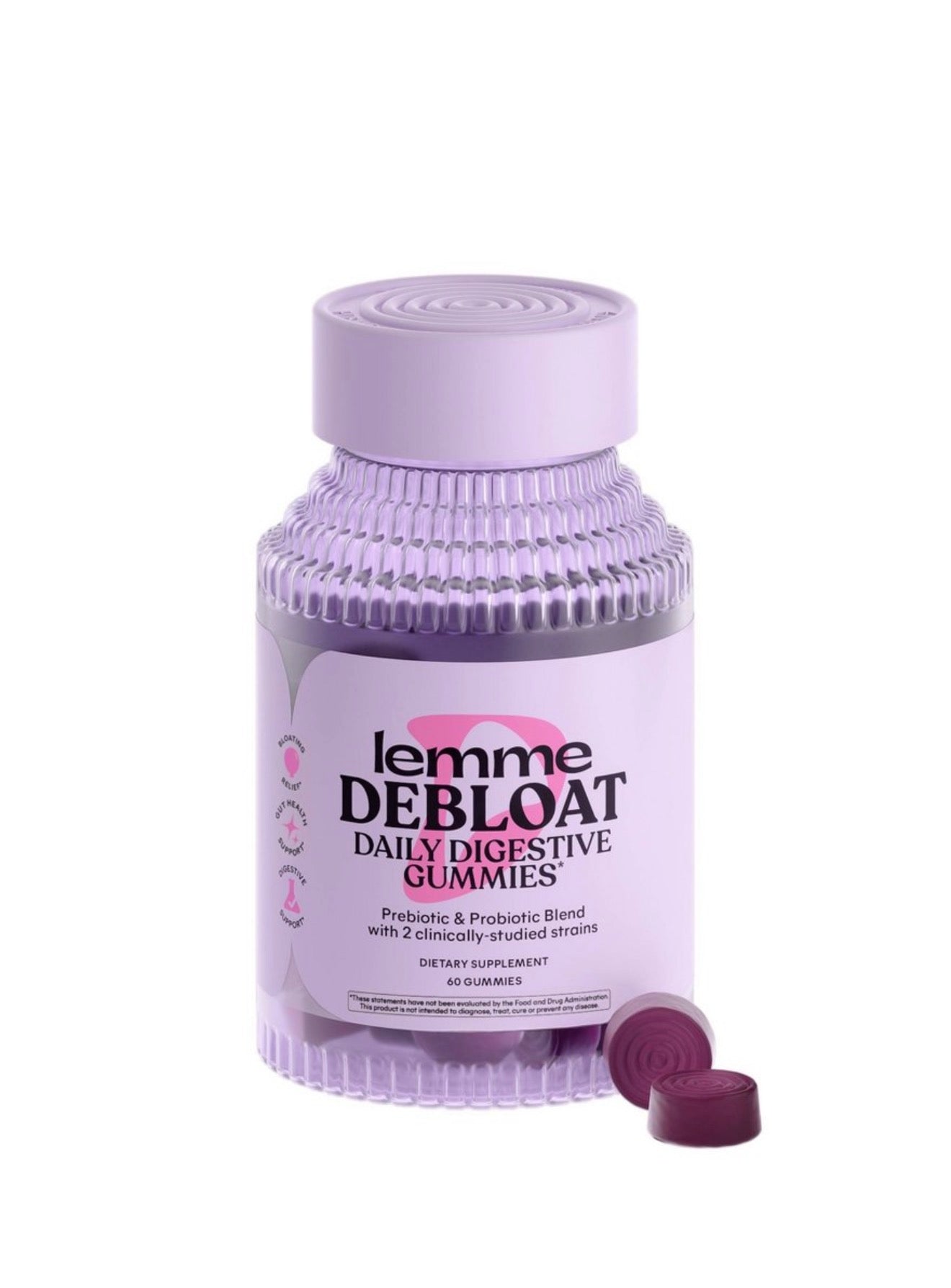 Lemme Debloat Daily Digestive Gummies