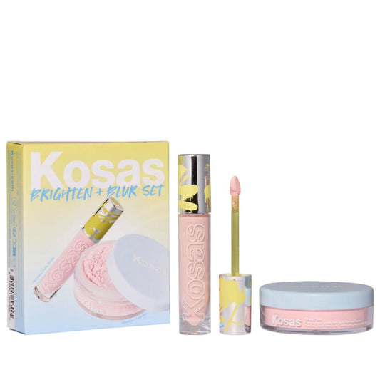 Brighten & Blur Set - Color Corrector + Loose Setting Powder Face Set