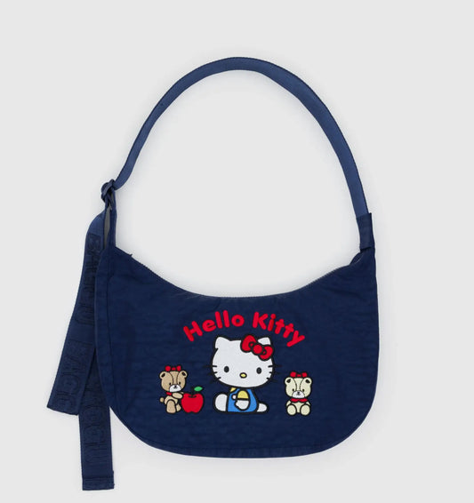 Kitty Medium Nylon Crescent Bag