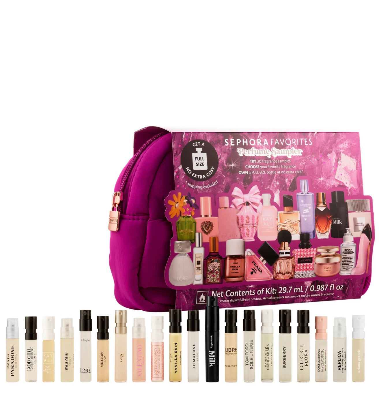Sephora Favorites  Holiday Women's Perfume Sampler Gift Set w/ Redeemable Voucher