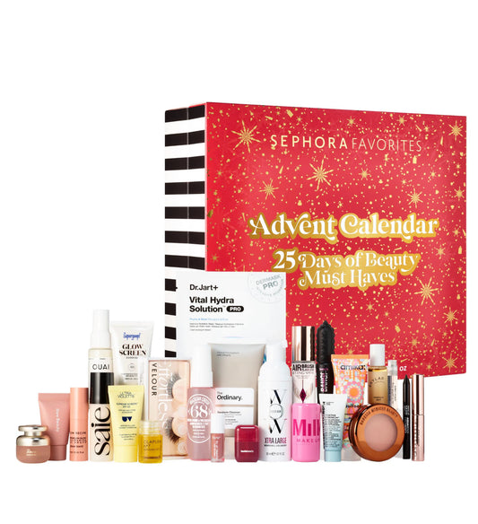 Sephora Favorites 
25 Days of Beauty Must Haves Advent Calendar