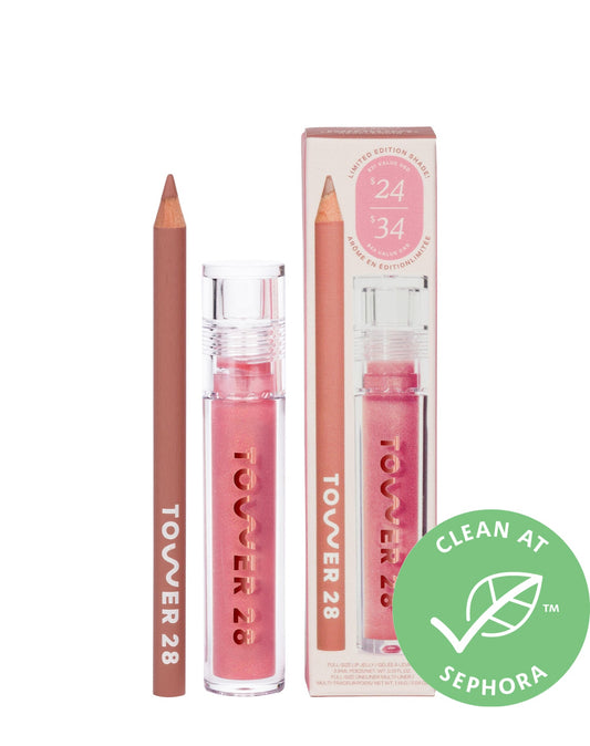 Lip + Shine Lip Liner and Lip Gloss Set