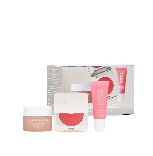 The Dewy Pink Set with mini Lip Butter Balm in Pink Sugar