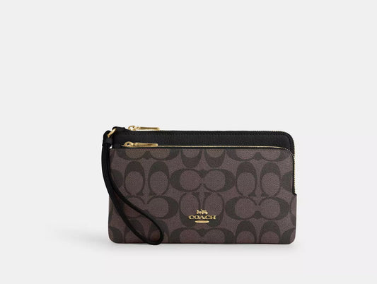 Double Zip Wristlet