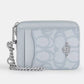 Zip Card Case In Sketch Signature Canvas