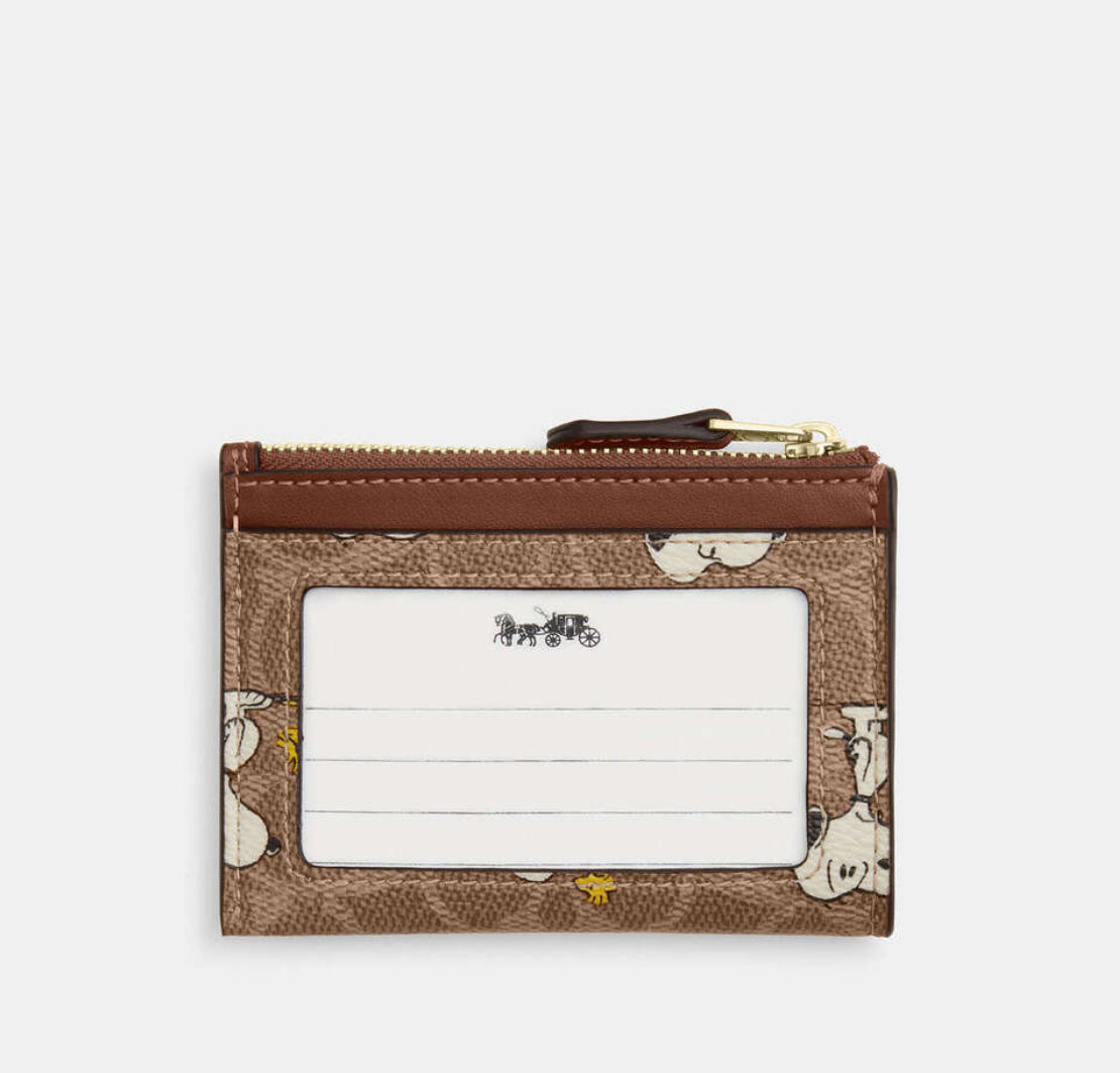 Coach x Peanuts Cartera Mini Skinny Id