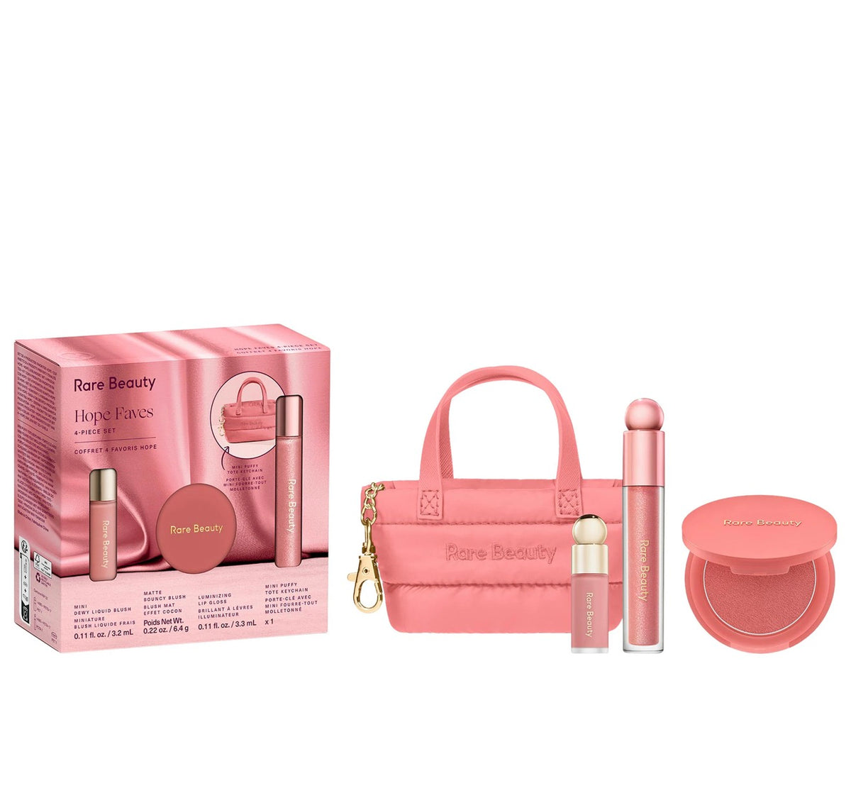 Rare Beauty by Selena Gomez  Hope Faves 4-Piece Makeup Gift Set