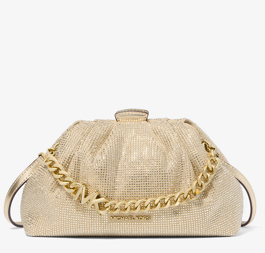 Nola Small Embellished Metallic Crossbody Bag